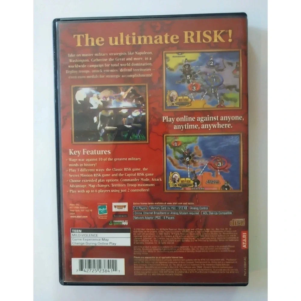 Risk Global Domination PlayStation 2 2003 tested